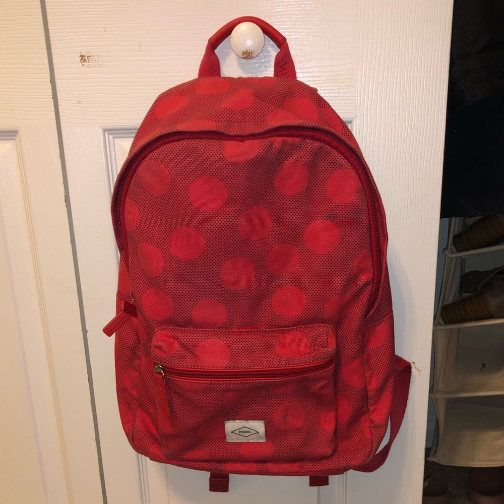 Fossil Canvas Backpack